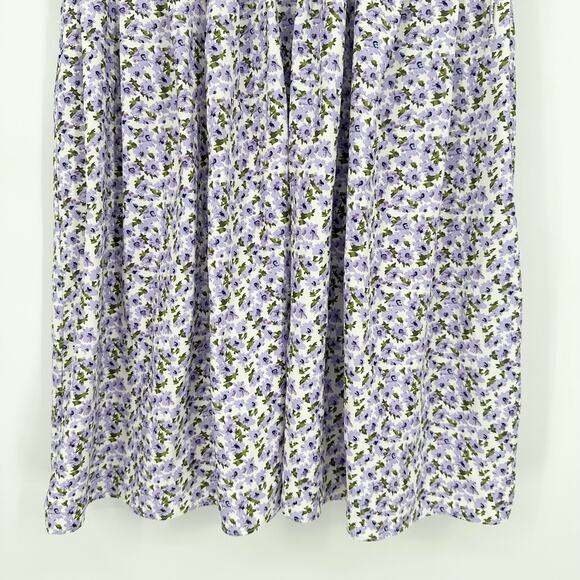 REVOLVE More To Come Viola Tie Strap Mini Dress Floral Plunge V-Neck in Lavender - Picture 6 of 14